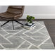 Zizi 144 X 108 inch Grey Indoor Hand-Tufted Rug, Hand-Tufted